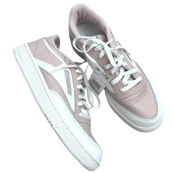 MADEWELL x REEBOK® Unisex Club C 85 Sneakers Soft Ecru/Chalk-Size 9.5 - Picture 4 of 9